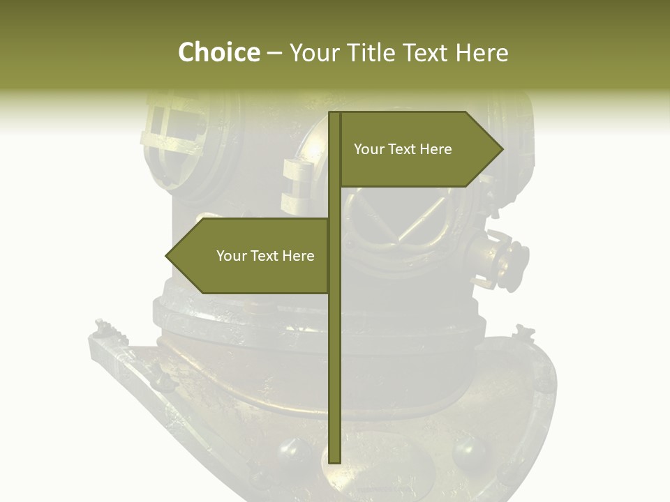 Dive Helmet Ocean PowerPoint Template