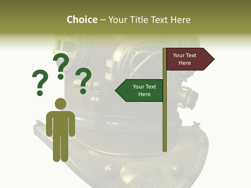 Dive Helmet Ocean PowerPoint Template