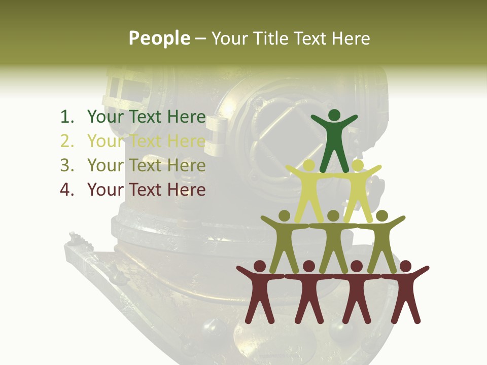 Dive Helmet Ocean PowerPoint Template