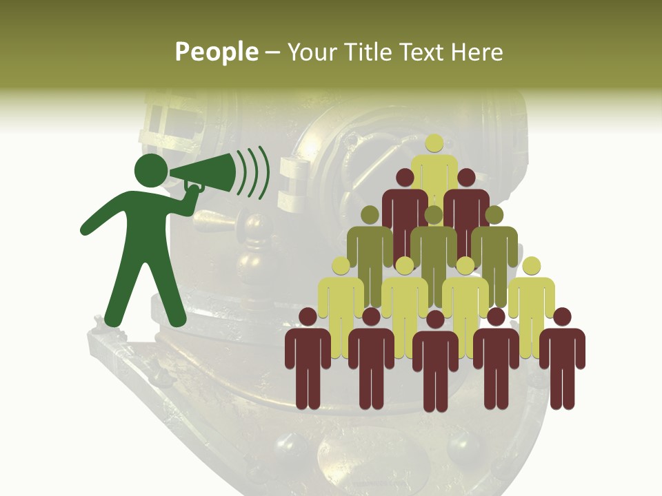 Dive Helmet Ocean PowerPoint Template