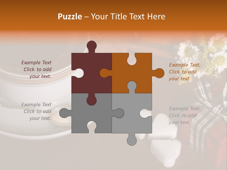 Romantic Valentine Delicious PowerPoint Template