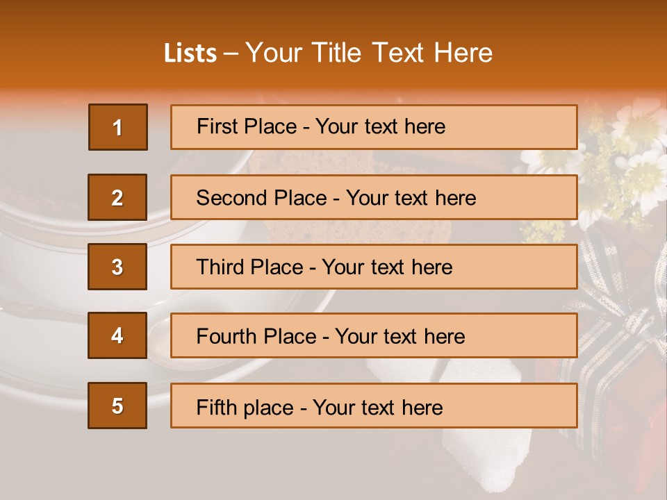 Romantic Valentine Delicious PowerPoint Template