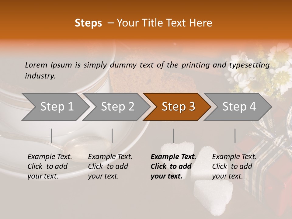 Romantic Valentine Delicious PowerPoint Template