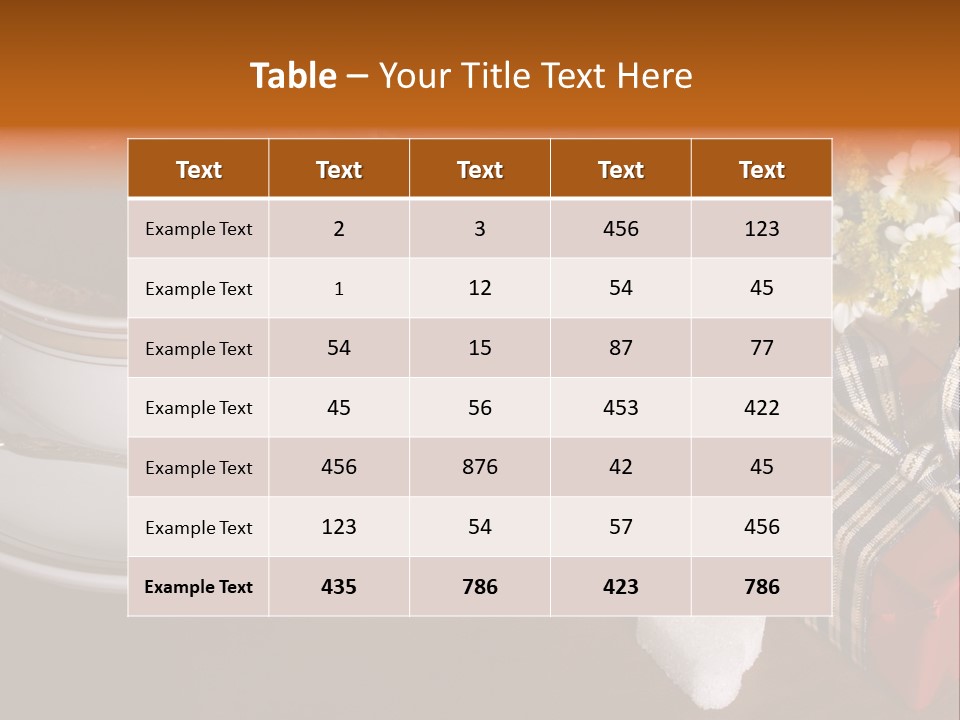 Romantic Valentine Delicious PowerPoint Template