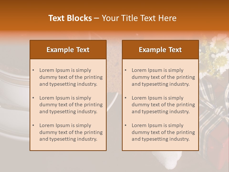 Romantic Valentine Delicious PowerPoint Template