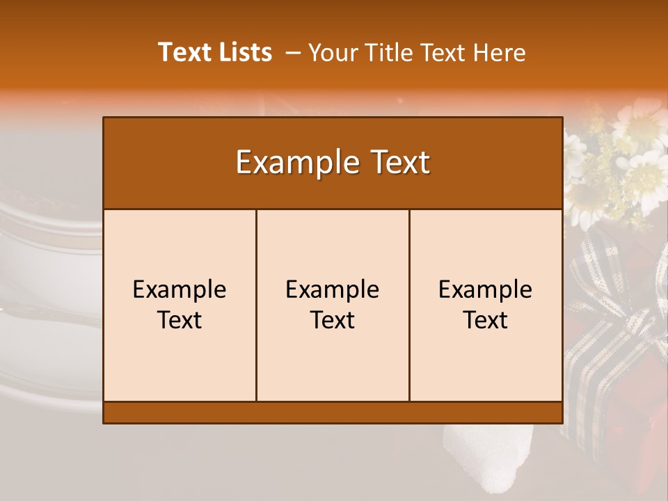 Romantic Valentine Delicious PowerPoint Template