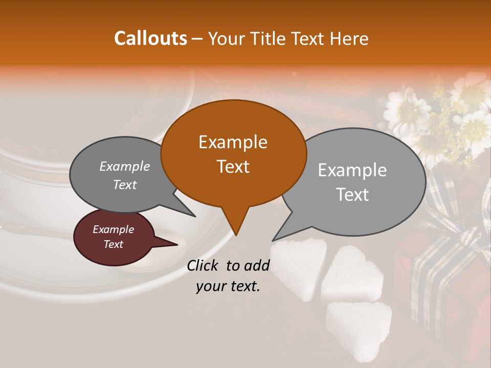 Romantic Valentine Delicious PowerPoint Template