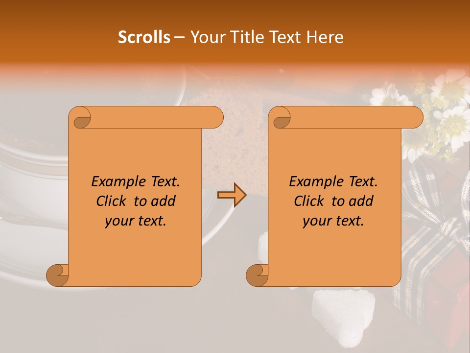 Romantic Valentine Delicious PowerPoint Template