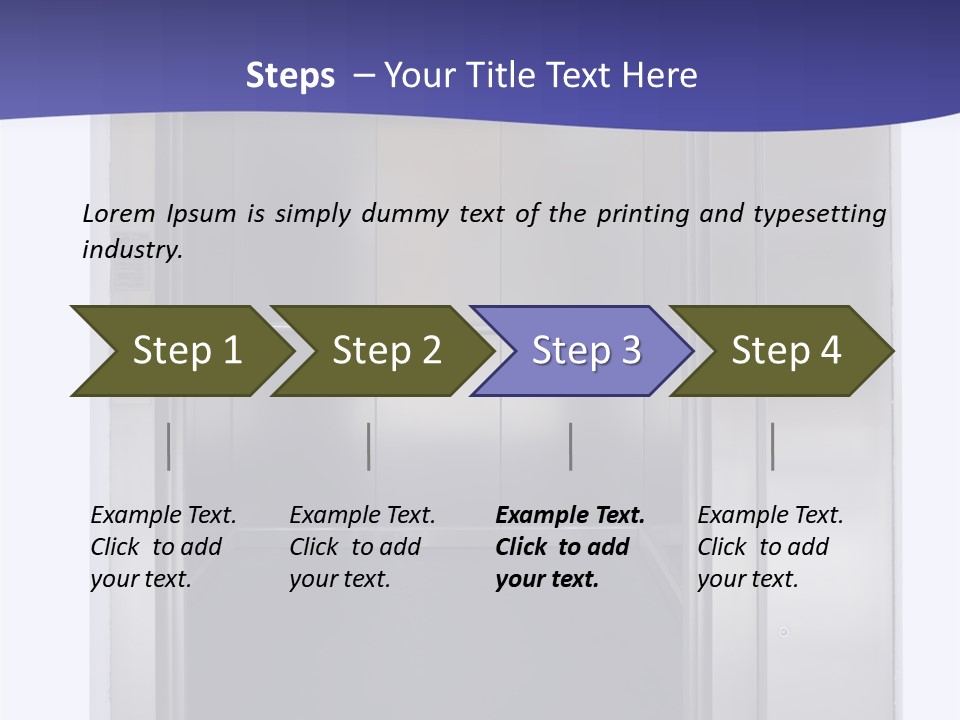 Possibility Open Doorway PowerPoint Template