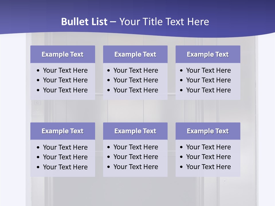 Possibility Open Doorway PowerPoint Template