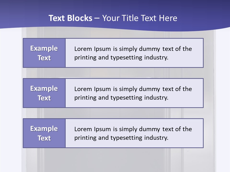 Possibility Open Doorway PowerPoint Template