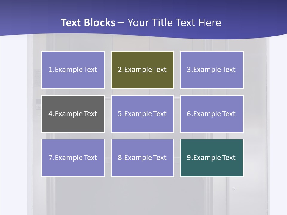 Possibility Open Doorway PowerPoint Template