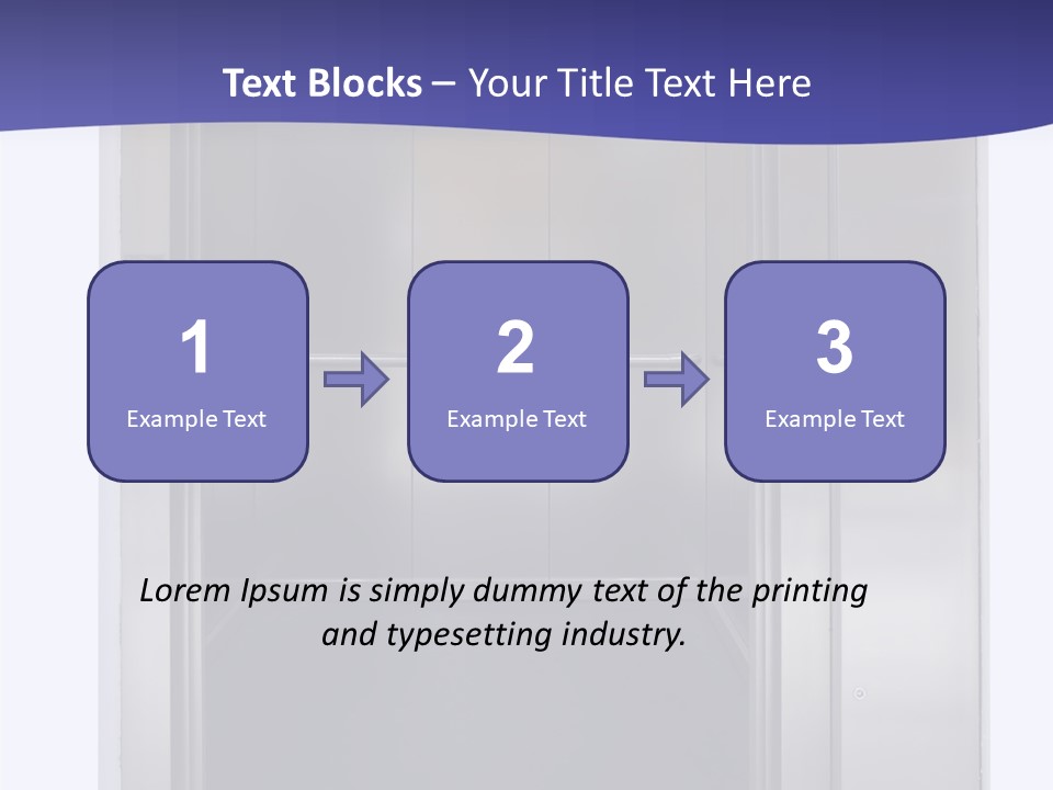 Possibility Open Doorway PowerPoint Template