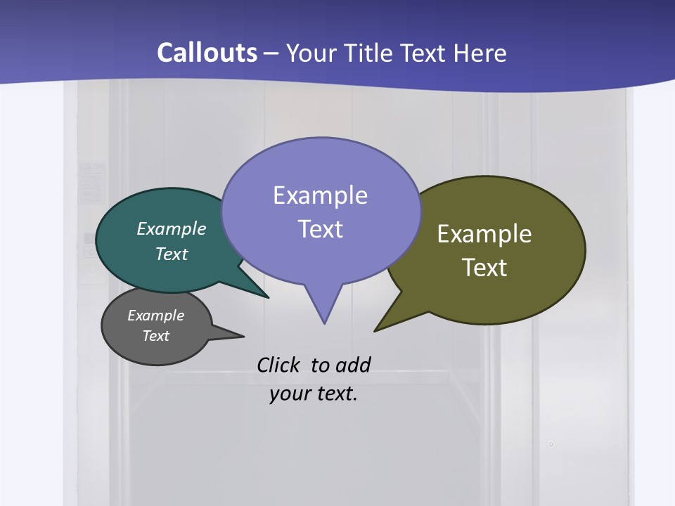 Possibility Open Doorway PowerPoint Template