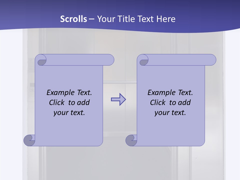 Possibility Open Doorway PowerPoint Template
