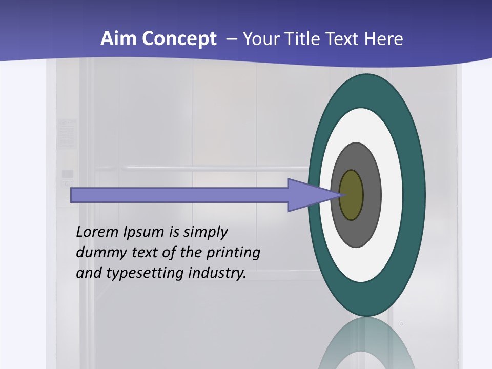 Possibility Open Doorway PowerPoint Template