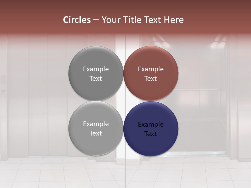 Elevator Entrance Wall PowerPoint Template