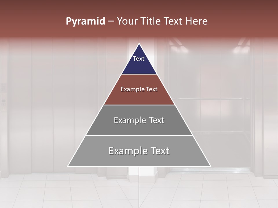 Elevator Entrance Wall PowerPoint Template