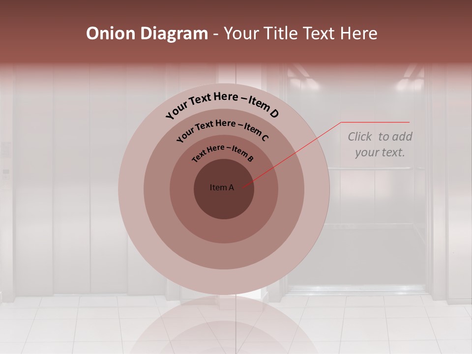 Elevator Entrance Wall PowerPoint Template