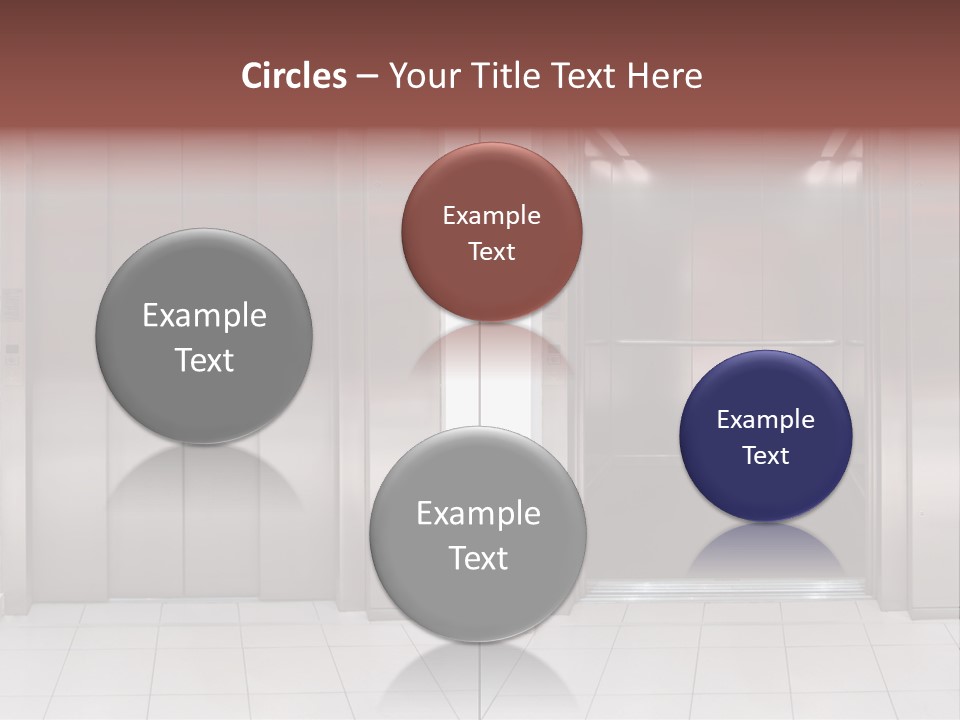 Elevator Entrance Wall PowerPoint Template