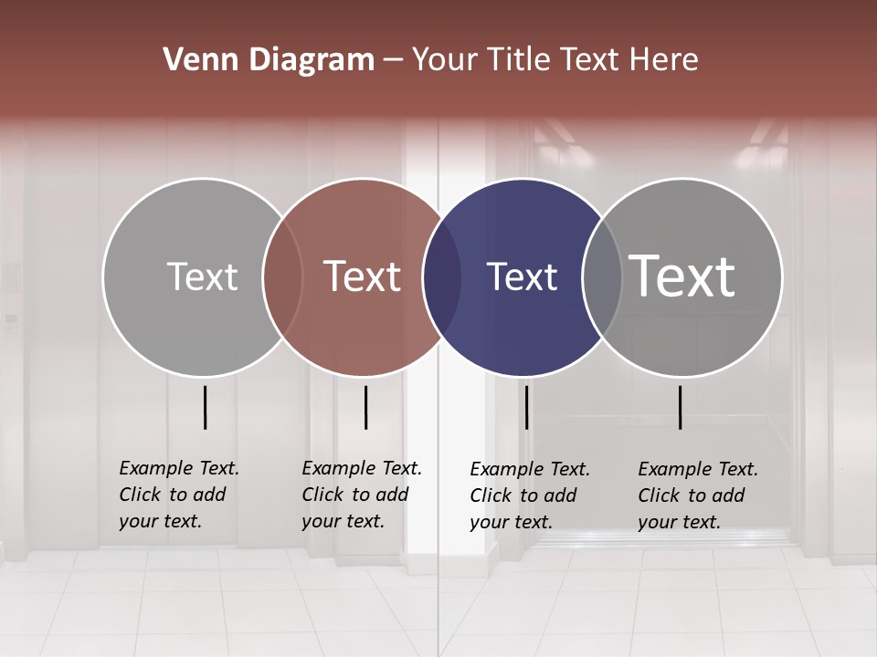 Elevator Entrance Wall PowerPoint Template