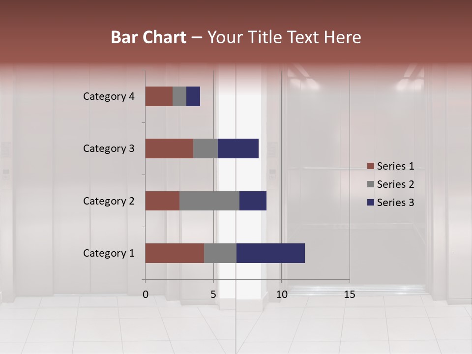 Elevator Entrance Wall PowerPoint Template