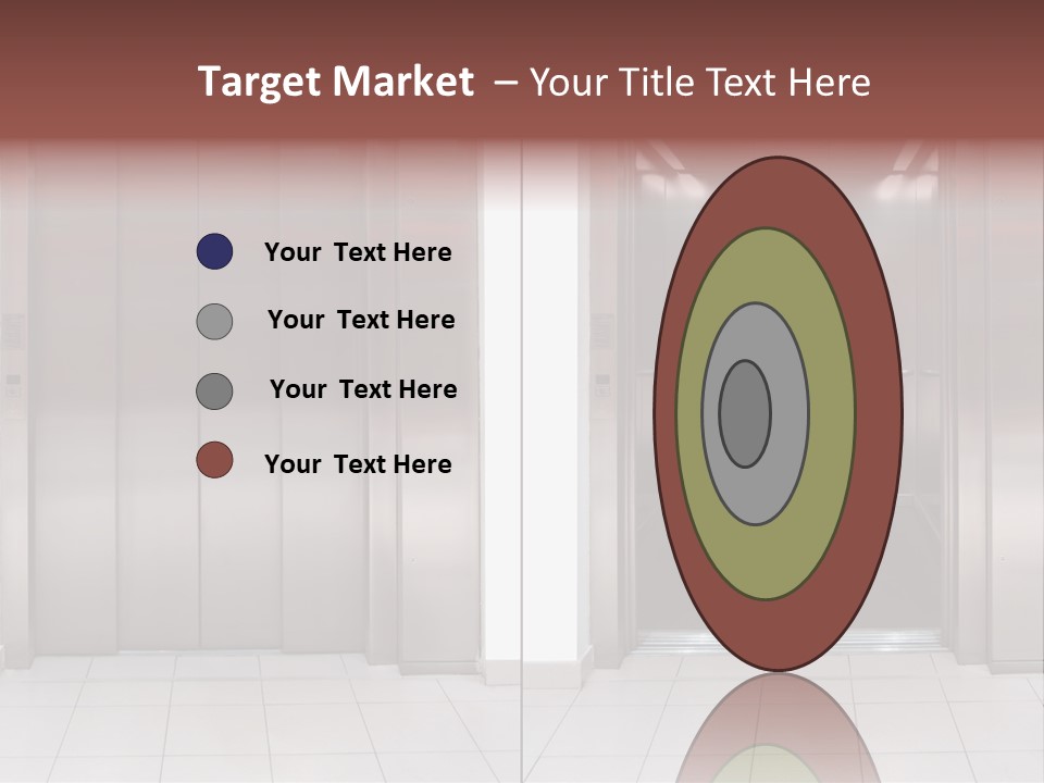 Elevator Entrance Wall PowerPoint Template