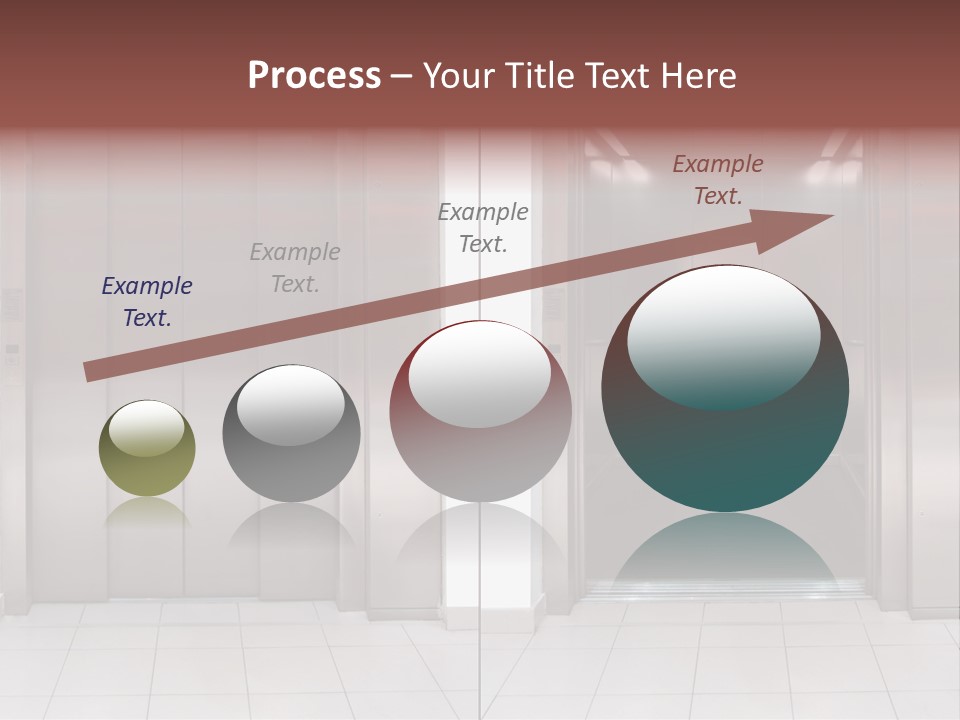 Elevator Entrance Wall PowerPoint Template