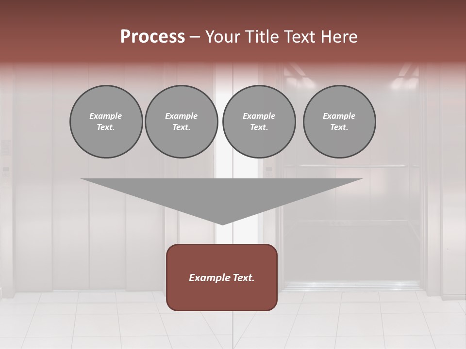 Elevator Entrance Wall PowerPoint Template