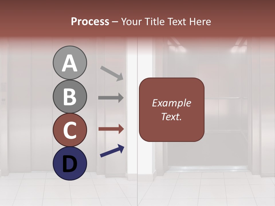 Elevator Entrance Wall PowerPoint Template