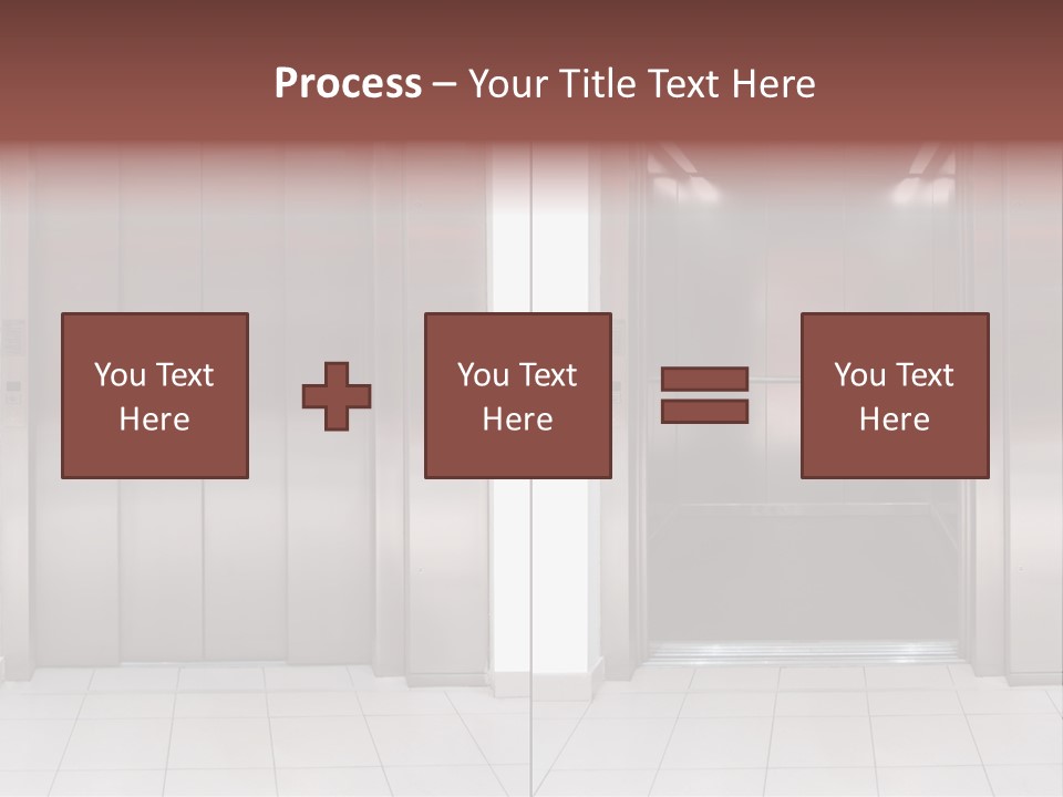 Elevator Entrance Wall PowerPoint Template