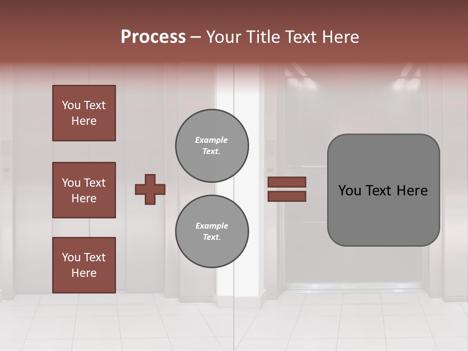 Elevator Entrance Wall PowerPoint Template