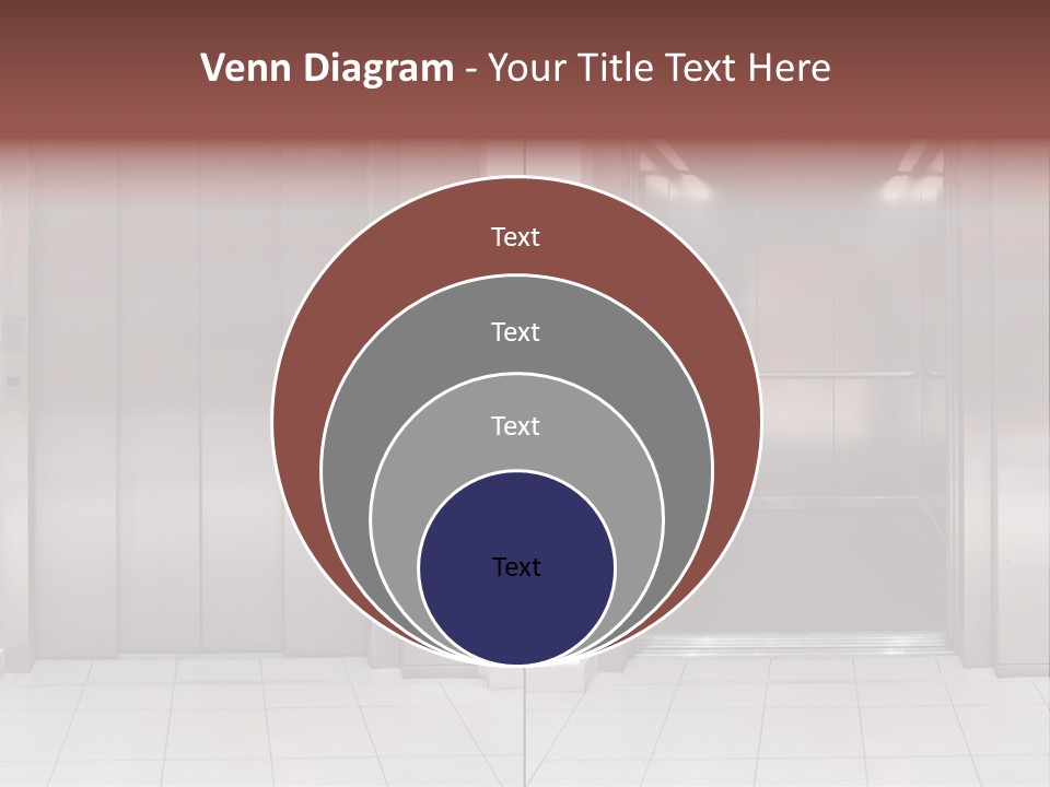 Elevator Entrance Wall PowerPoint Template