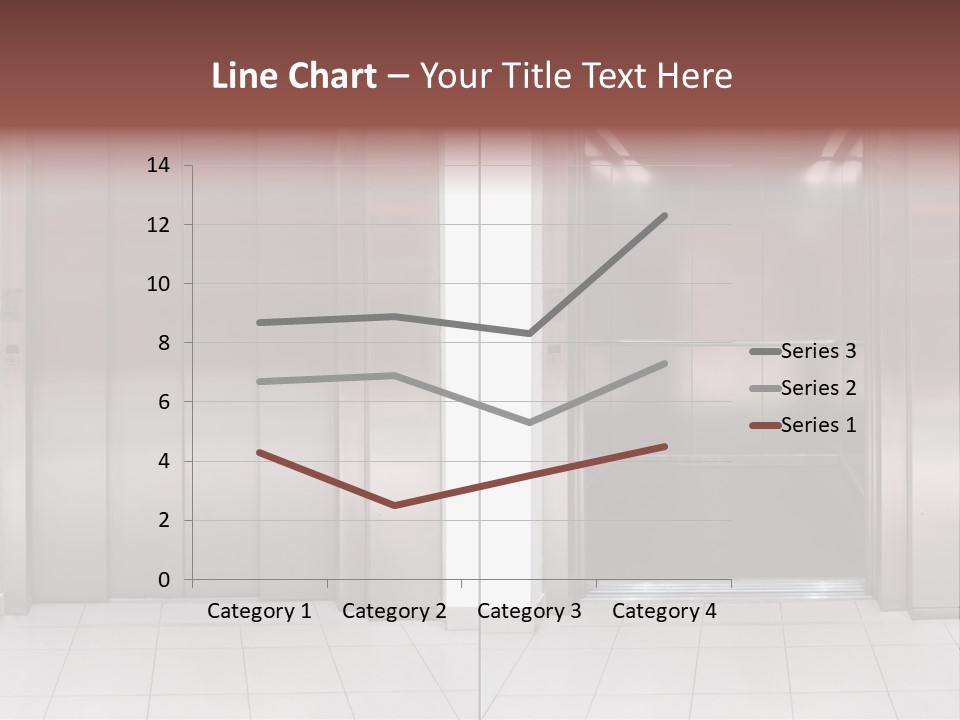 Elevator Entrance Wall PowerPoint Template