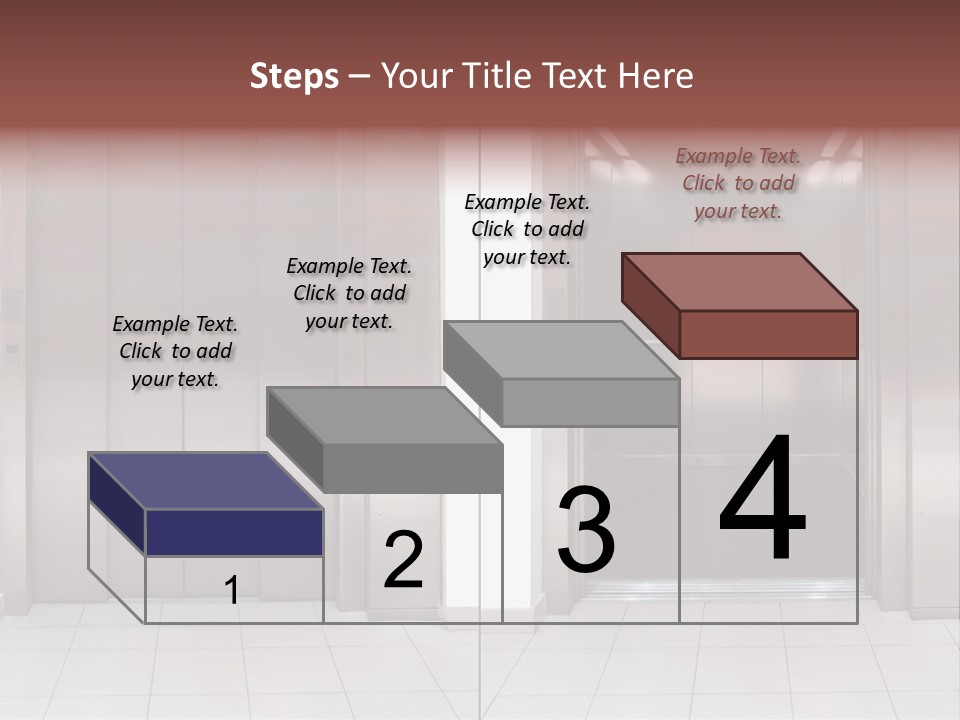 Elevator Entrance Wall PowerPoint Template