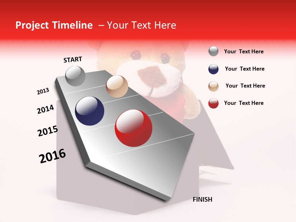 Heart Isolated Decor PowerPoint Template