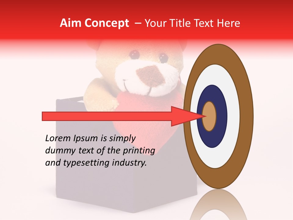 Heart Isolated Decor PowerPoint Template