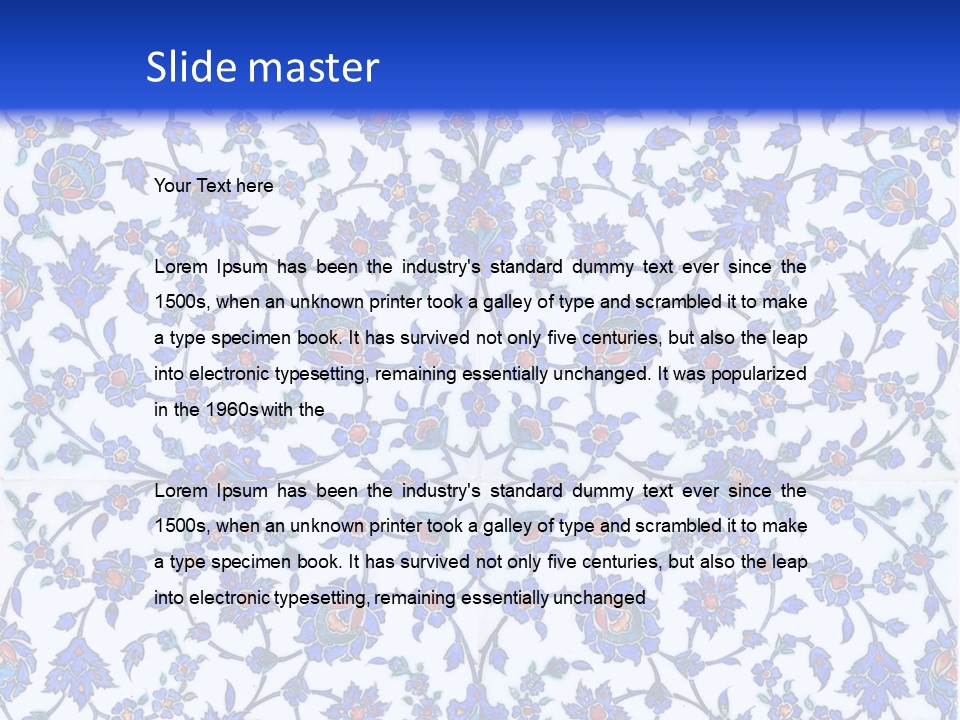 Palace Old Stone PowerPoint Template