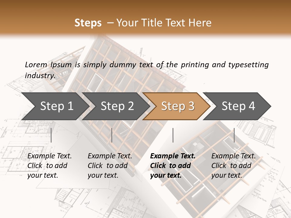 Architecture Draw Flat PowerPoint Template