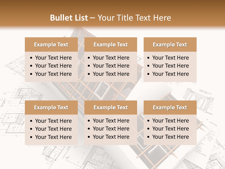 Architecture Draw Flat PowerPoint Template