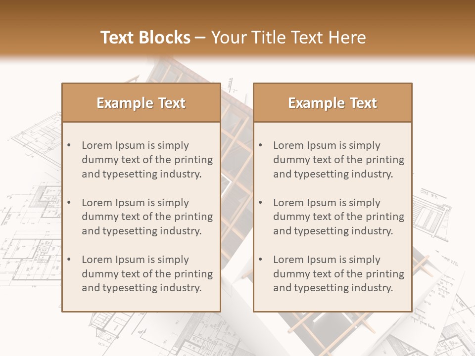 Architecture Draw Flat PowerPoint Template