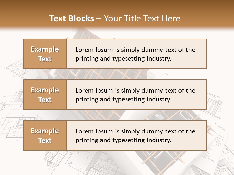 Architecture Draw Flat PowerPoint Template
