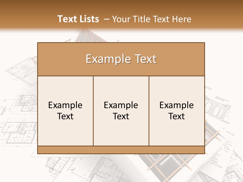 Architecture Draw Flat PowerPoint Template