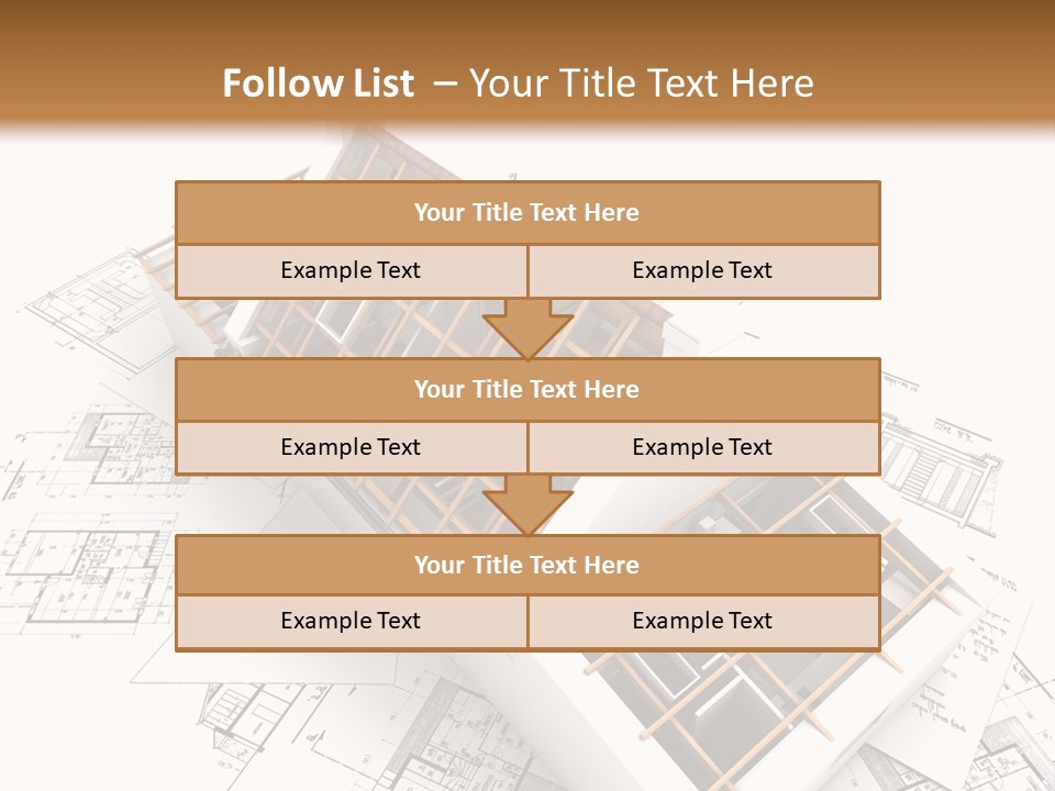 Architecture Draw Flat PowerPoint Template
