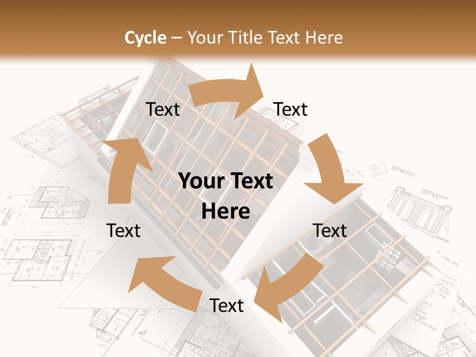 Architecture Draw Flat PowerPoint Template
