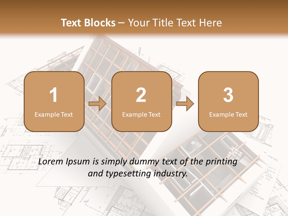 Architecture Draw Flat PowerPoint Template