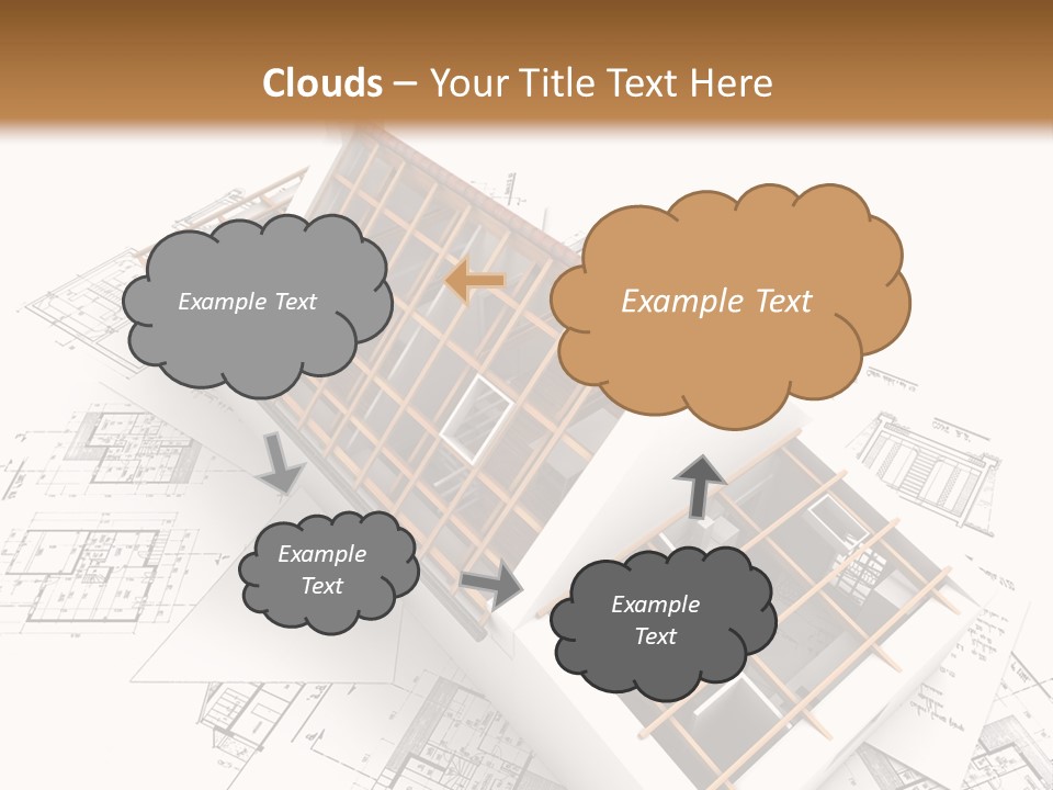 Architecture Draw Flat PowerPoint Template
