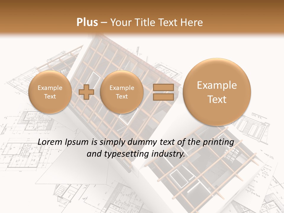 Architecture Draw Flat PowerPoint Template