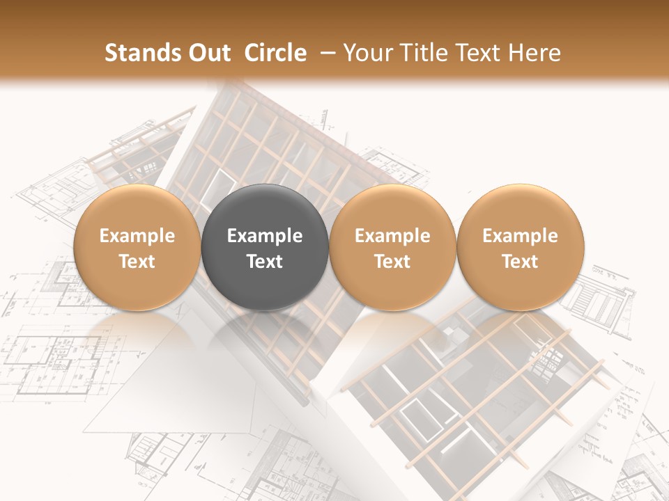 Architecture Draw Flat PowerPoint Template