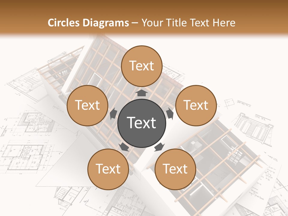Architecture Draw Flat PowerPoint Template